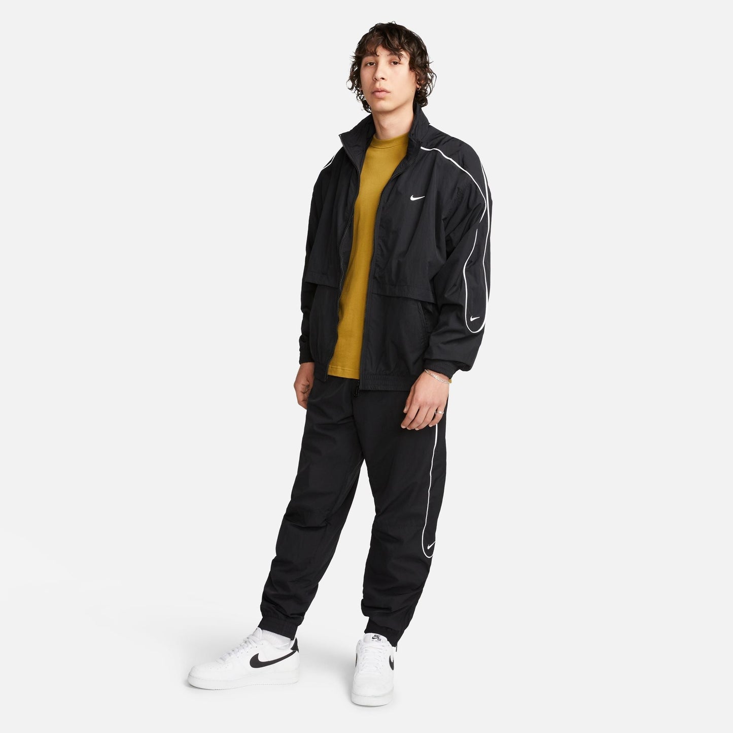 Nike Sportswear Solo Swoosh Woven Jacket - Black