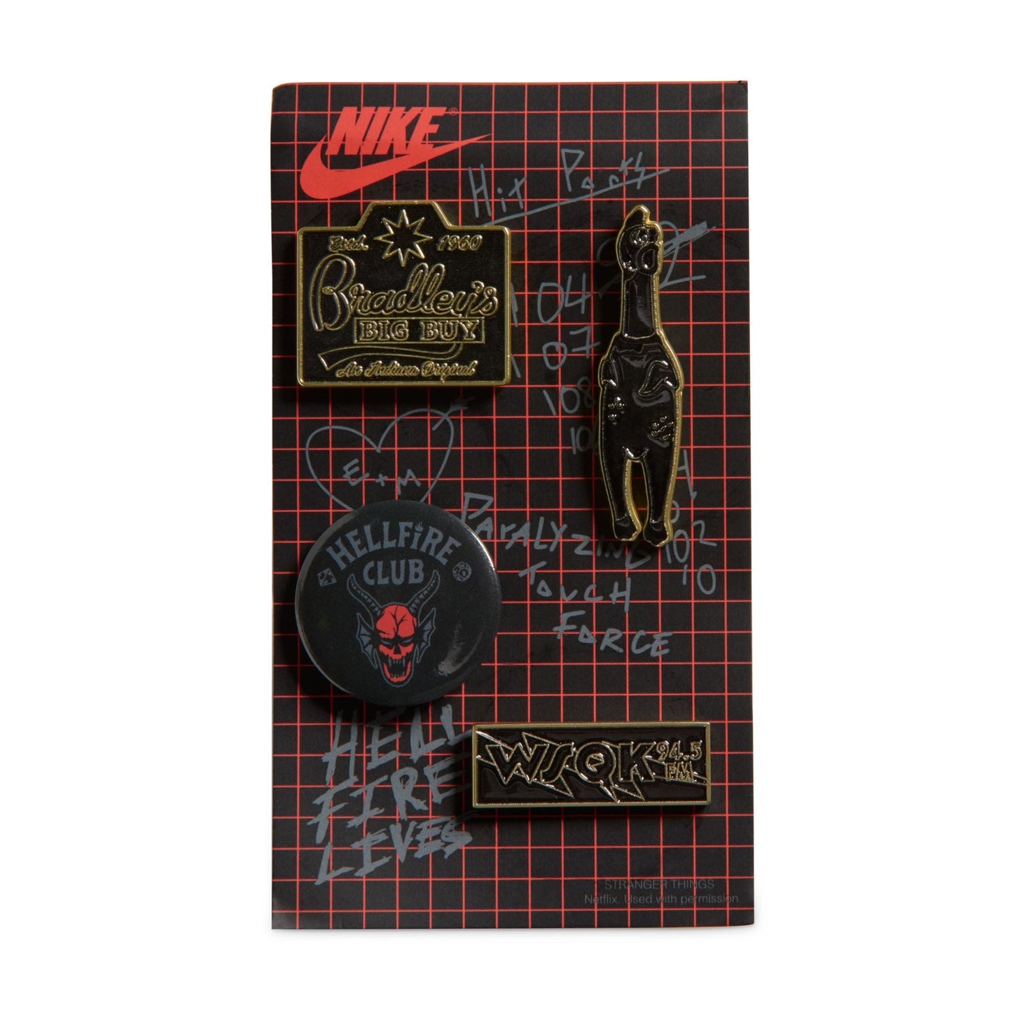 Men's Nike Air Foamposite One X Stranger Things - "Bright Crimson"
