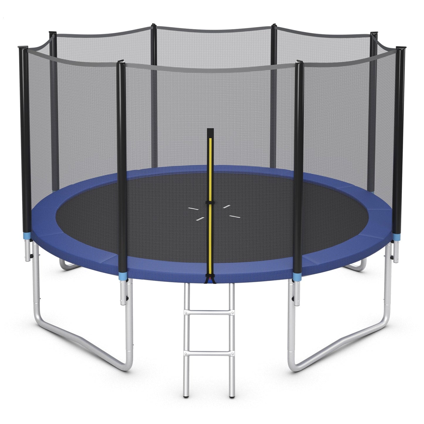 8/10/12/14/15/16 Feet Outdoor Trampoline Bounce Combo with Safety Closure Net Ladder-12 ft