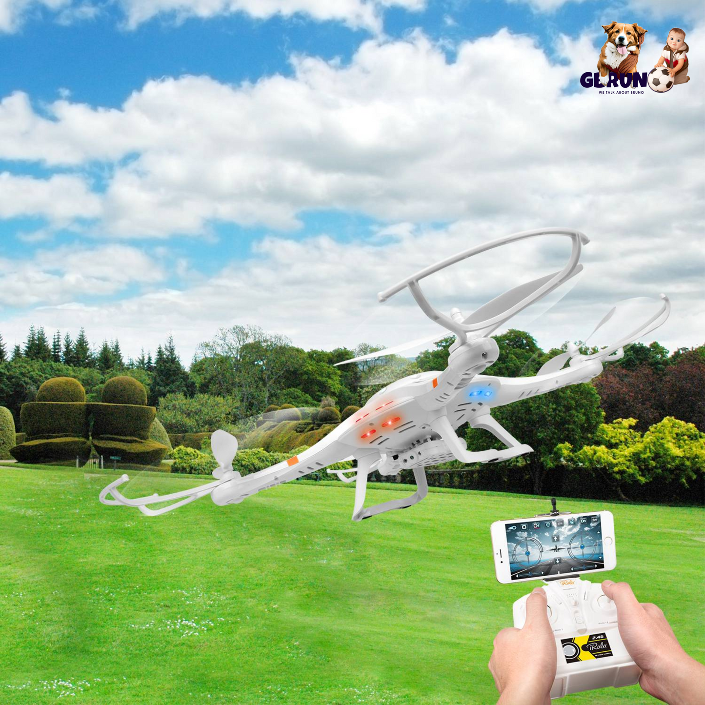 4.5 Ch 6 Axis Gyro 4 Motor 2.4Ghz RC WIFI FPV Quadcopter with HD Camera