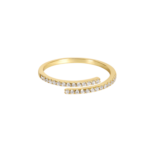 Sage Vermeil Adjustable Ring