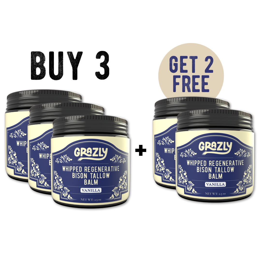 Whipped Bison Tallow & Manuka Honey Moisturizing Balm