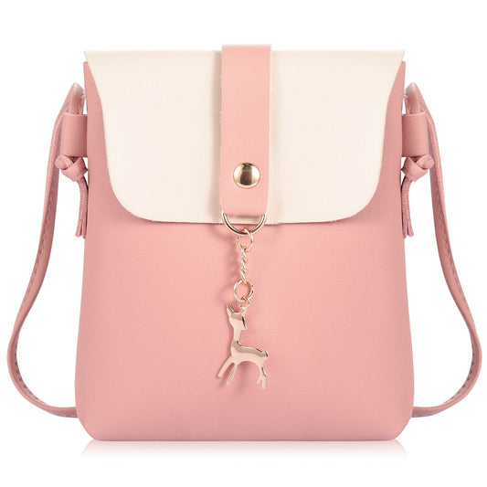 Women Girl Small Crossbody Bags PU Leather Messenger Bags Waterproof Clutch Purse Phone Wallet Pocket Pouch Satchel