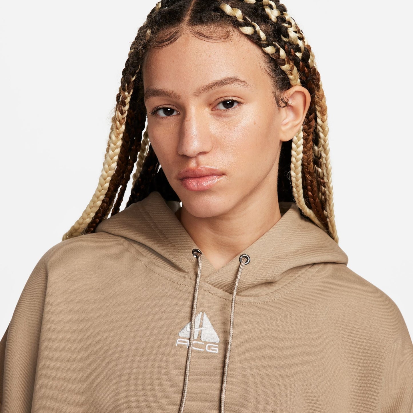 Women's Nike ACG "Tuff Knit" Therma-FIT Hoodie - Khaki