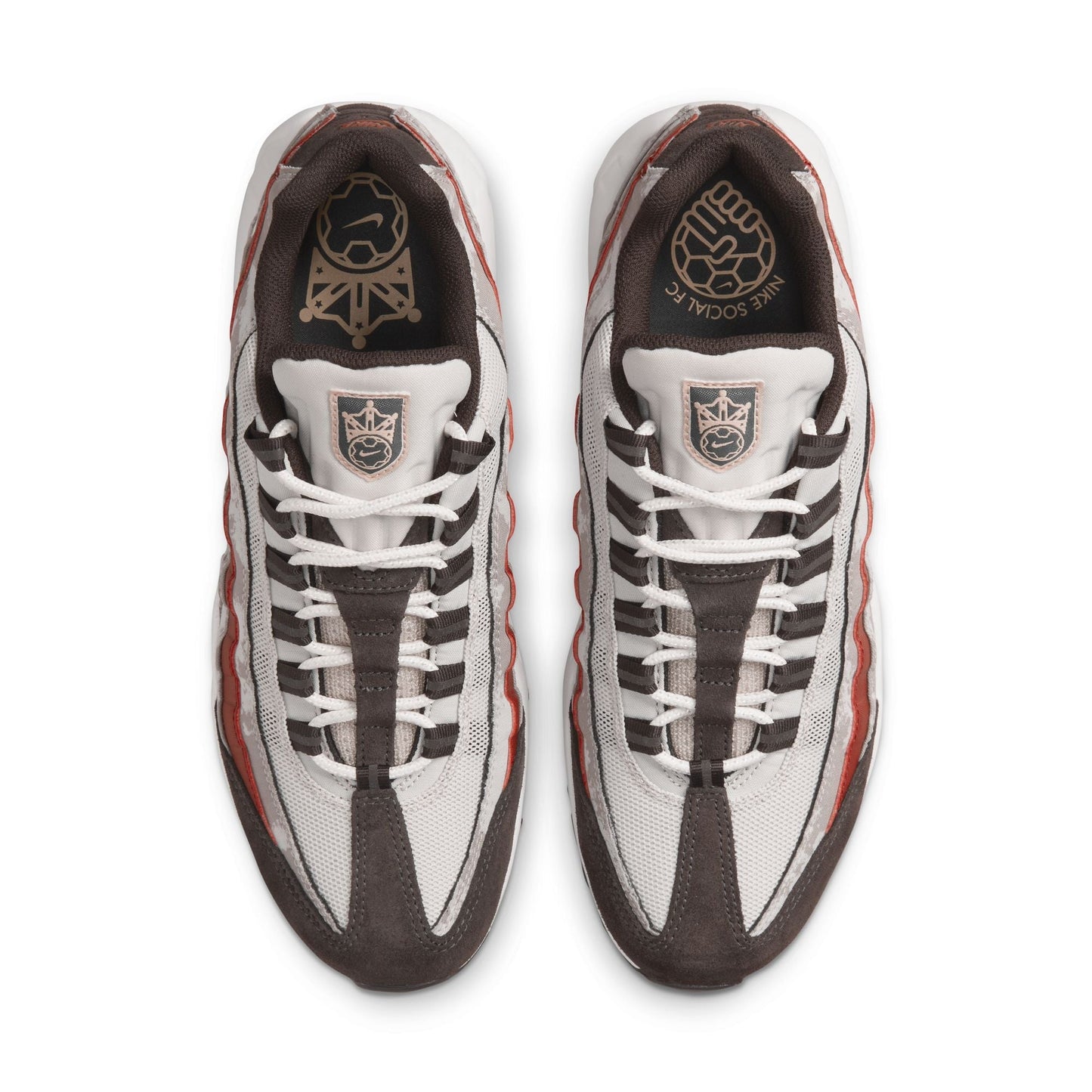Men's Nike Air Max 95 - Light Bone/Dune Red