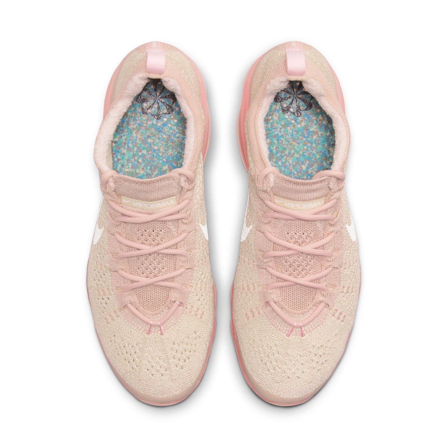 Women's Nike Air VaporMax 2023 Flyknit - Oatmeal/Pink