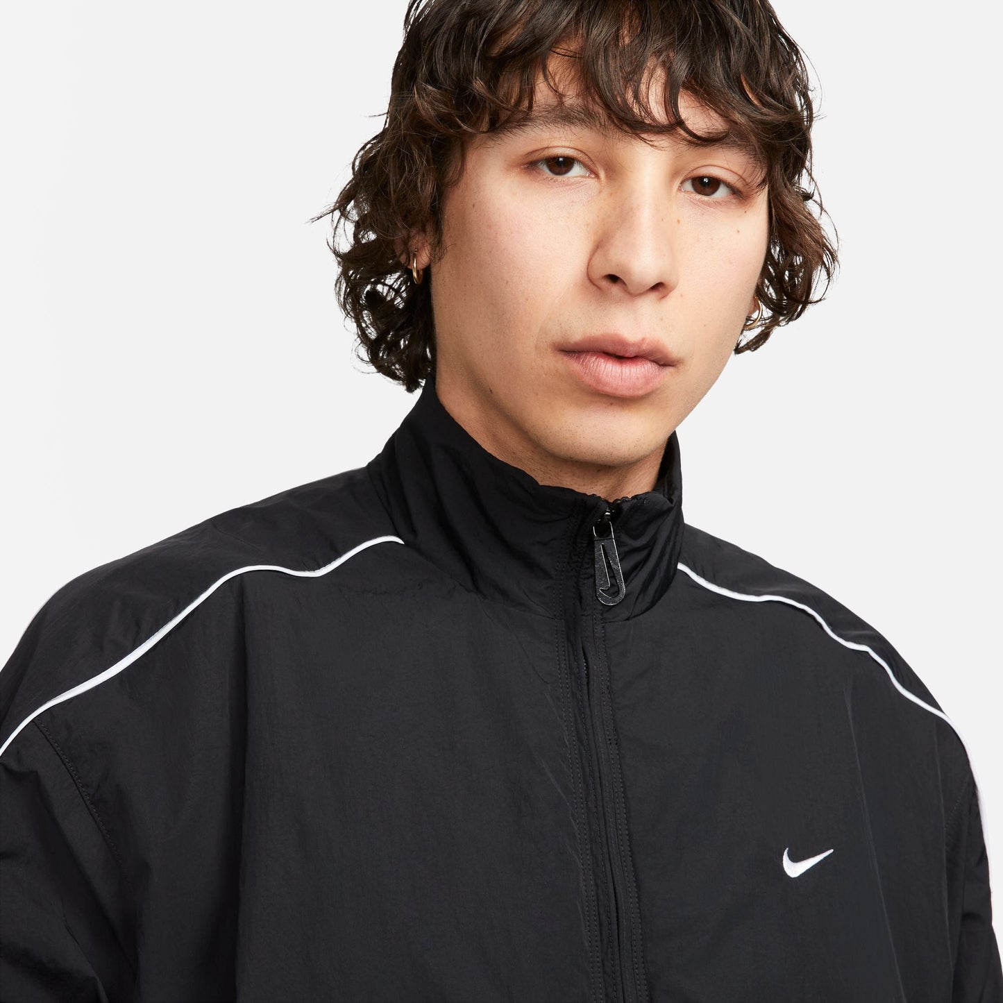 Nike Sportswear Solo Swoosh Woven Jacket - Black
