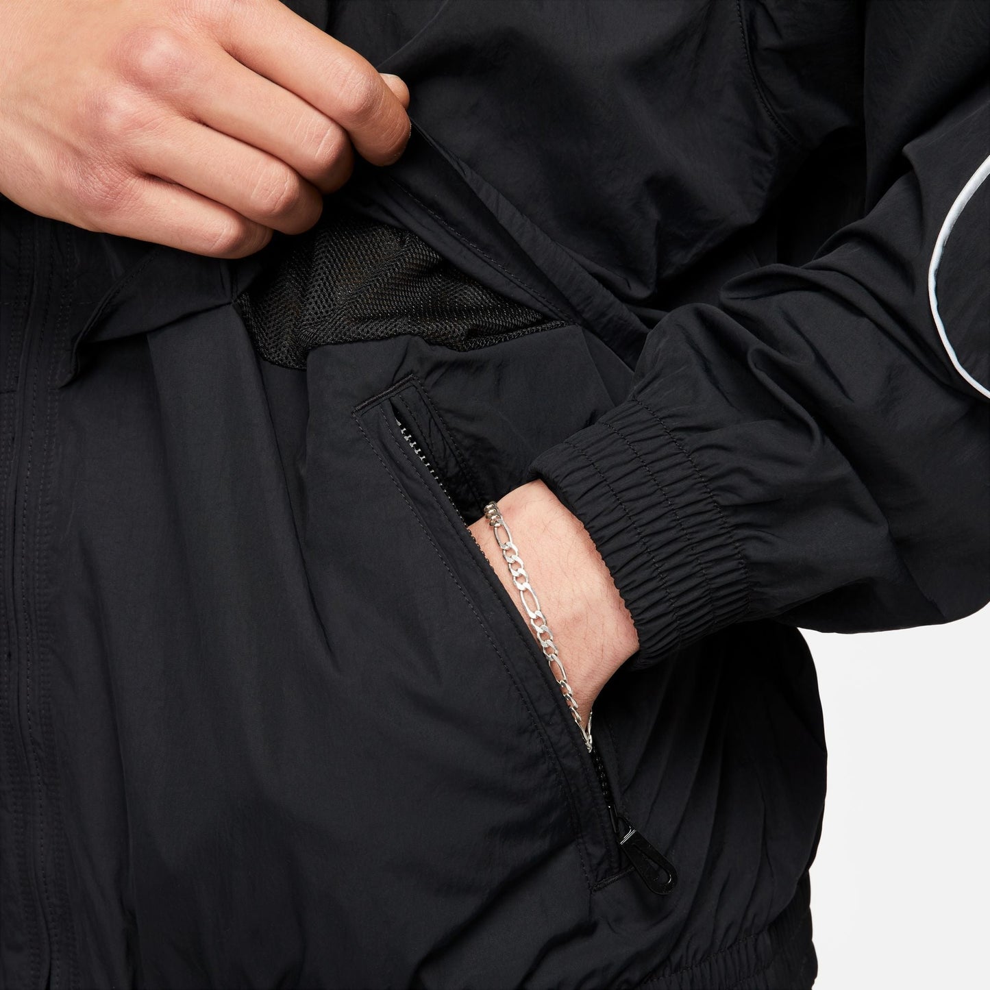 Nike Sportswear Solo Swoosh Woven Jacket - Black