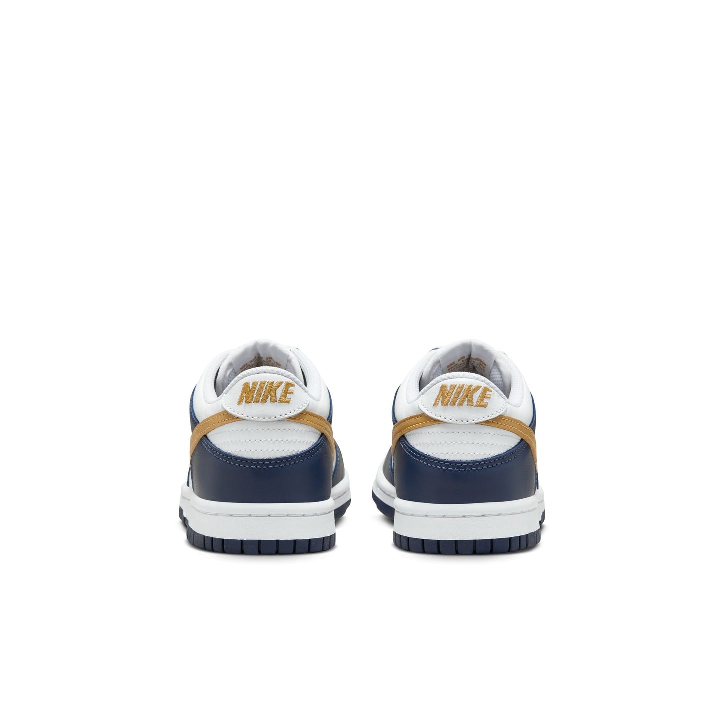 Big Kid's Nike Dunk Low - "Wheat/Midnight Navy"