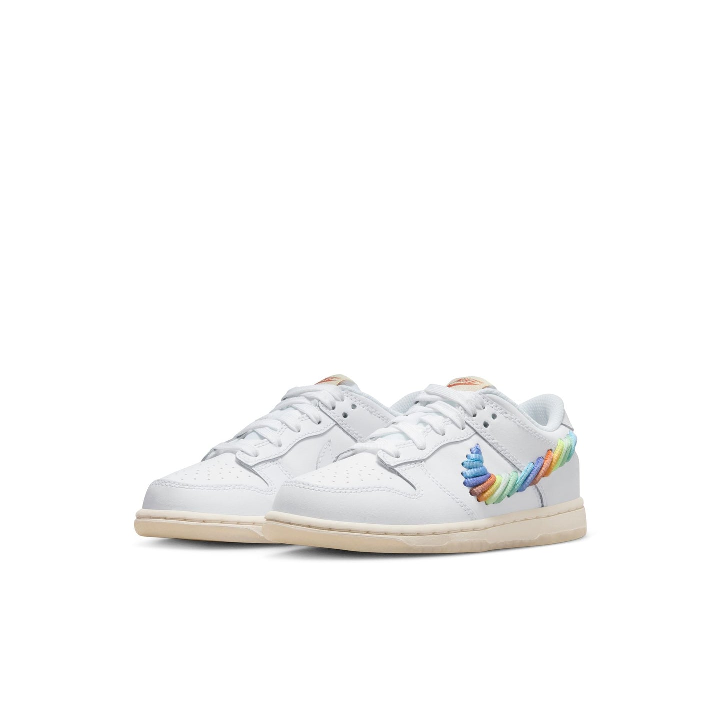 Little Kid's Nike Dunk Low SE - "White/Multi-Color"
