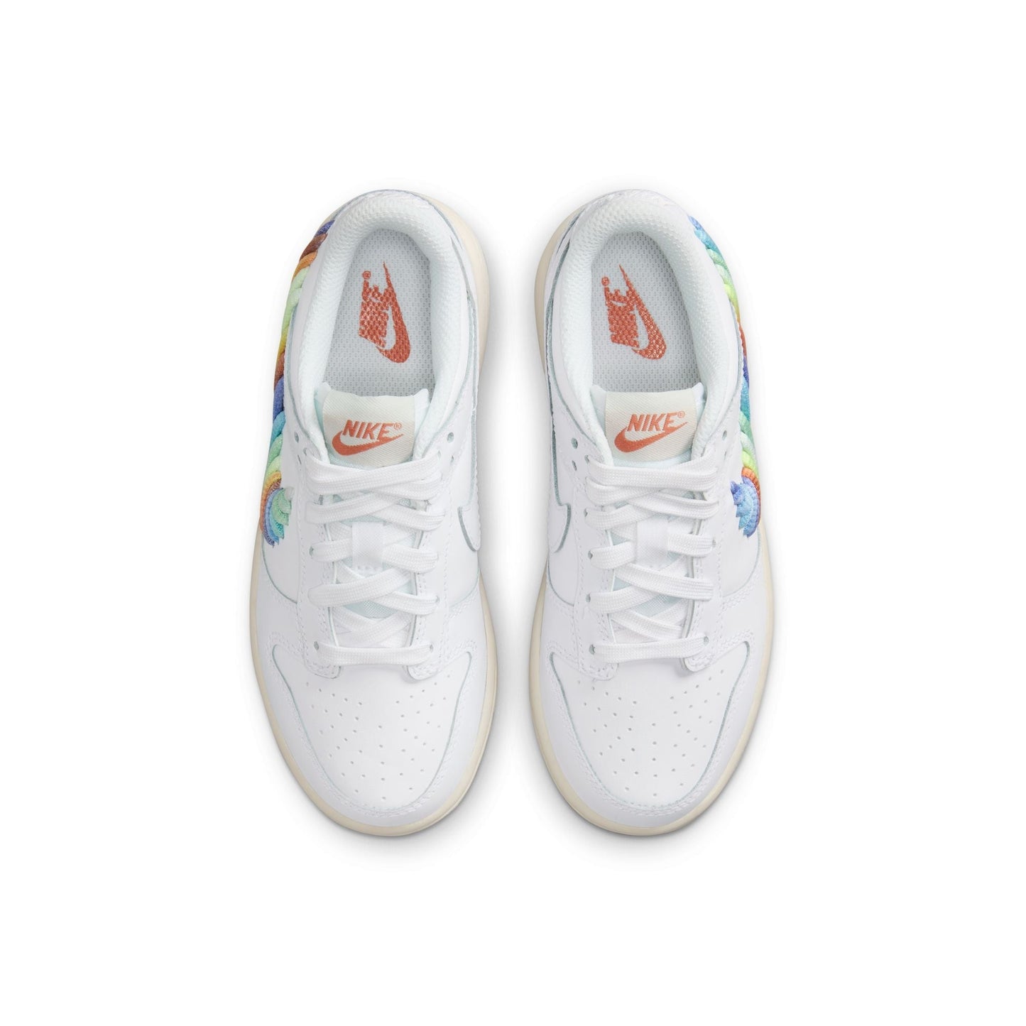 Little Kid's Nike Dunk Low SE - "White/Multi-Color"