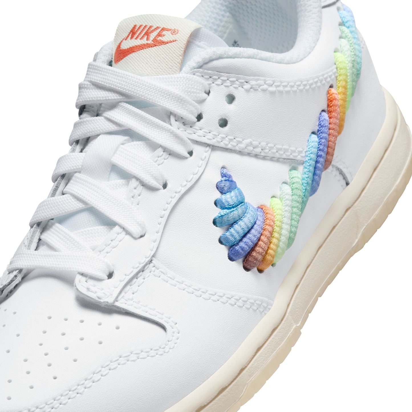 Little Kid's Nike Dunk Low SE - "White/Multi-Color"