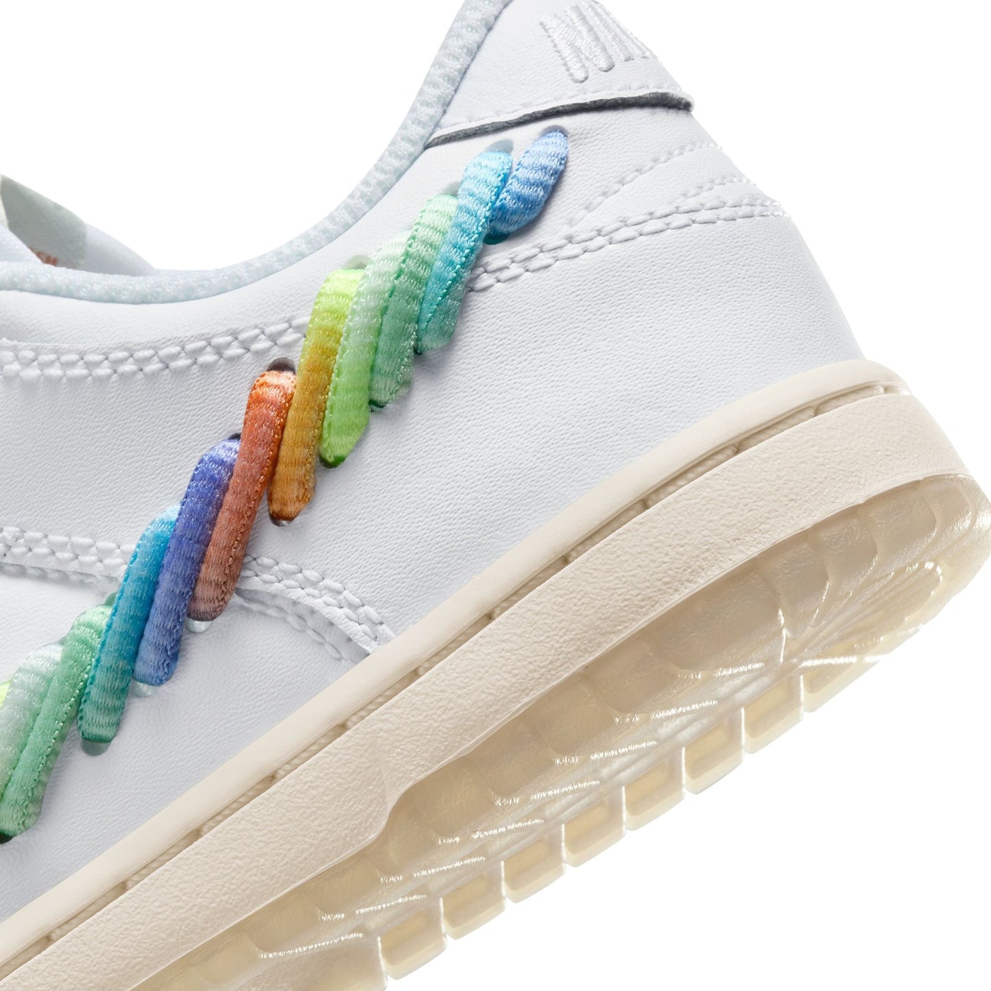 Little Kid's Nike Dunk Low SE - "White/Multi-Color"