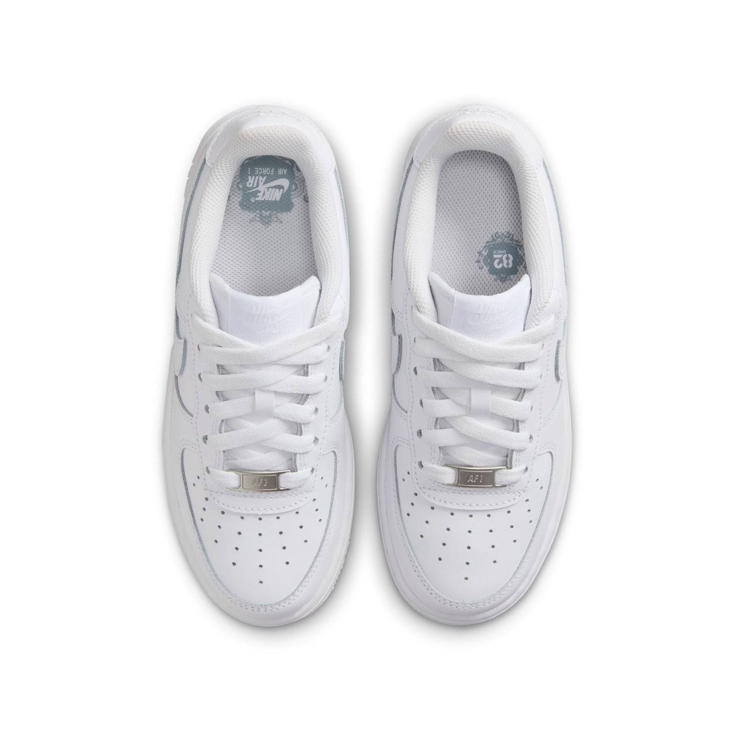 Big Kid's Nike Air Force 1 LE - "White/White"