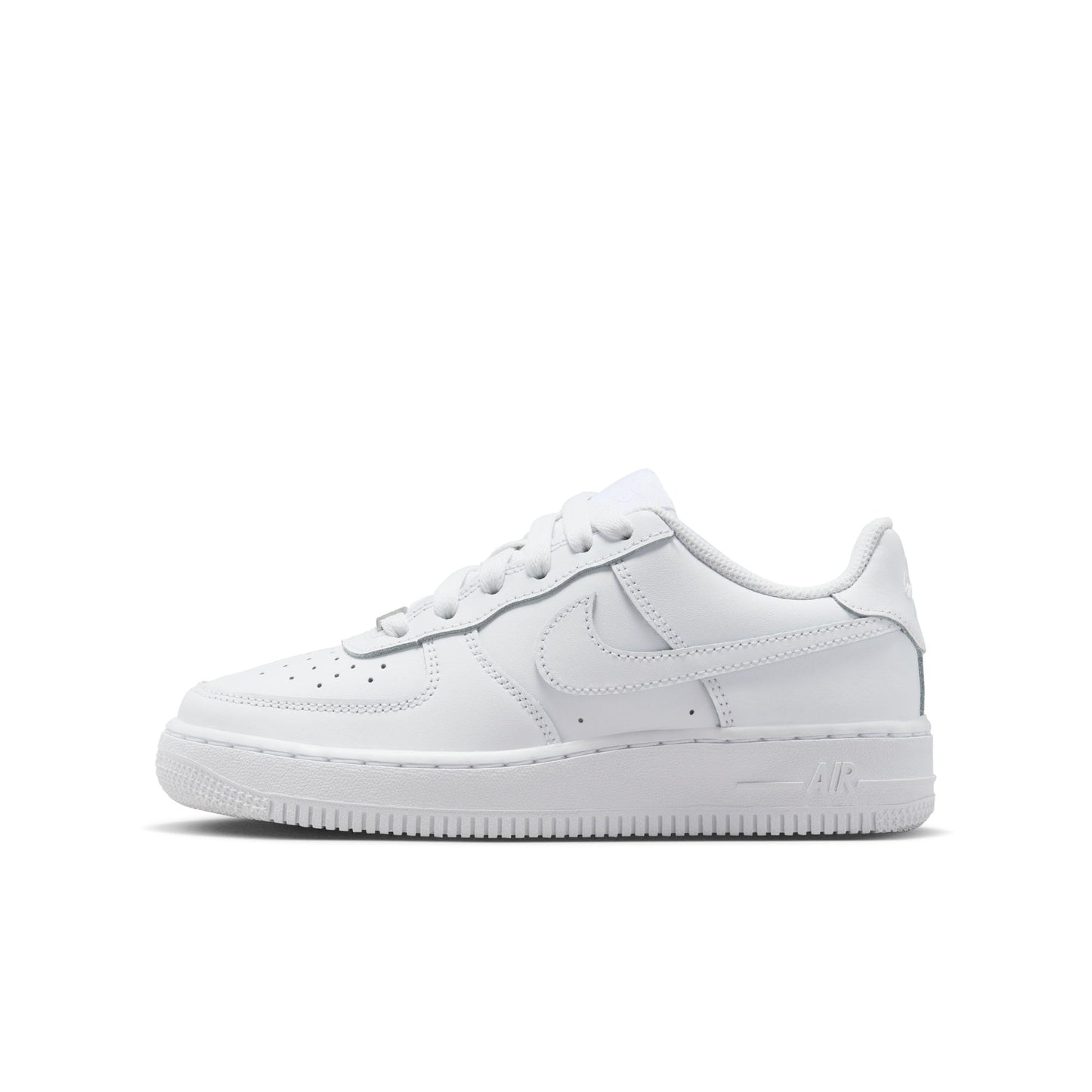 Big Kid's Nike Air Force 1 LE - "White/White"
