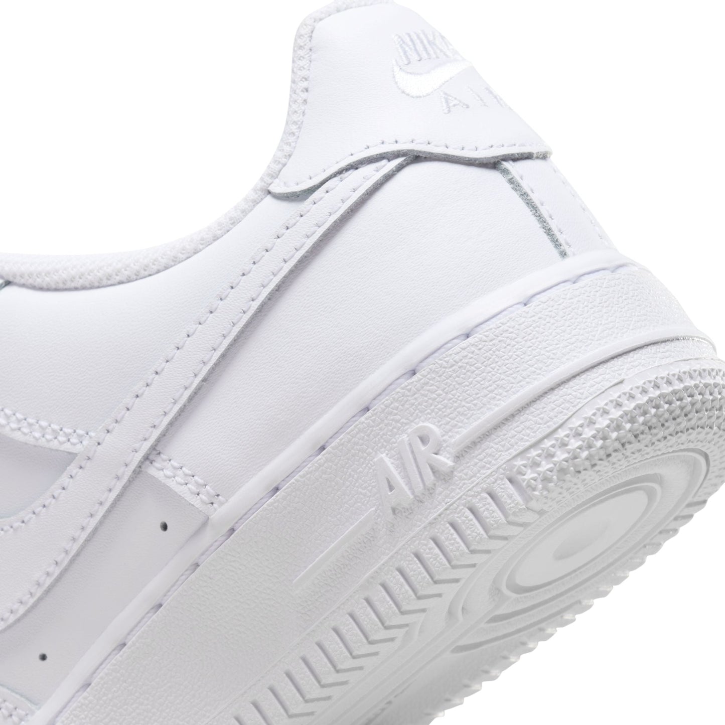 Big Kid's Nike Air Force 1 LE - "White/White"