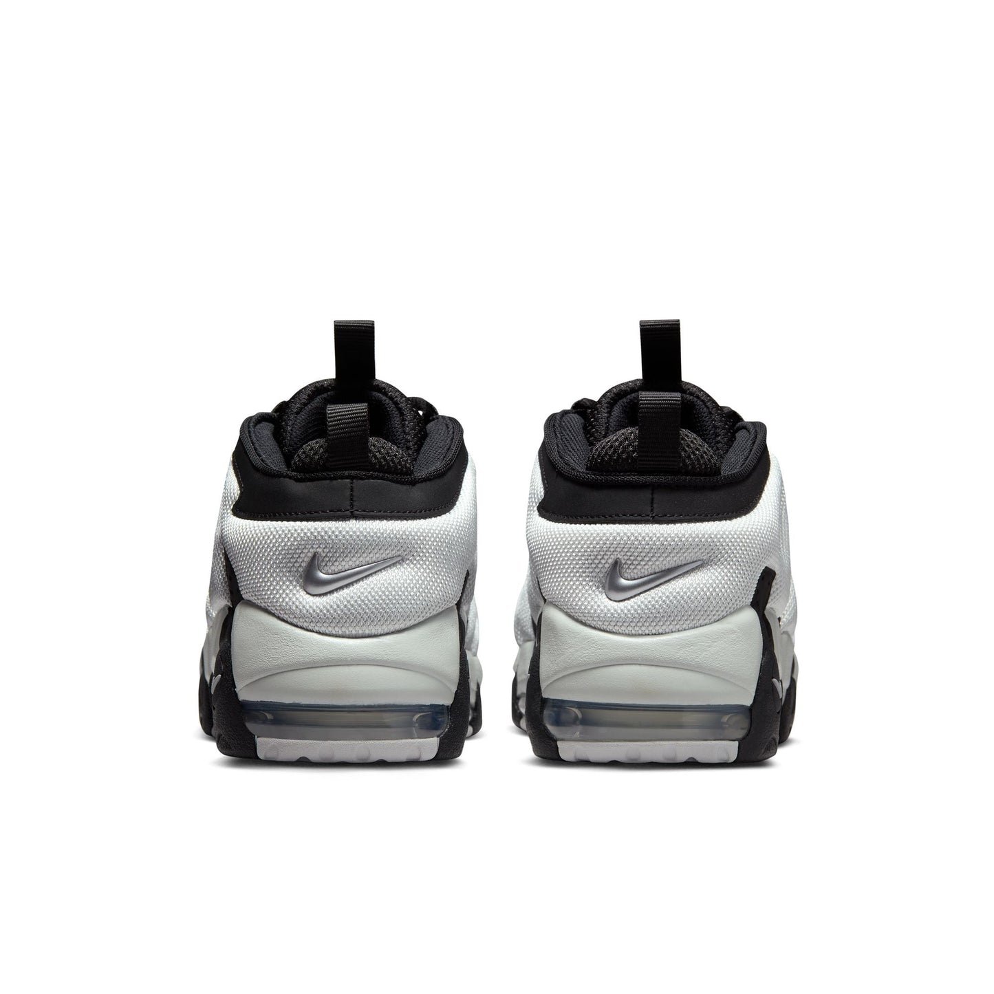 Men's Nike Air More Uptempo Low - "Black Metallic Silver"