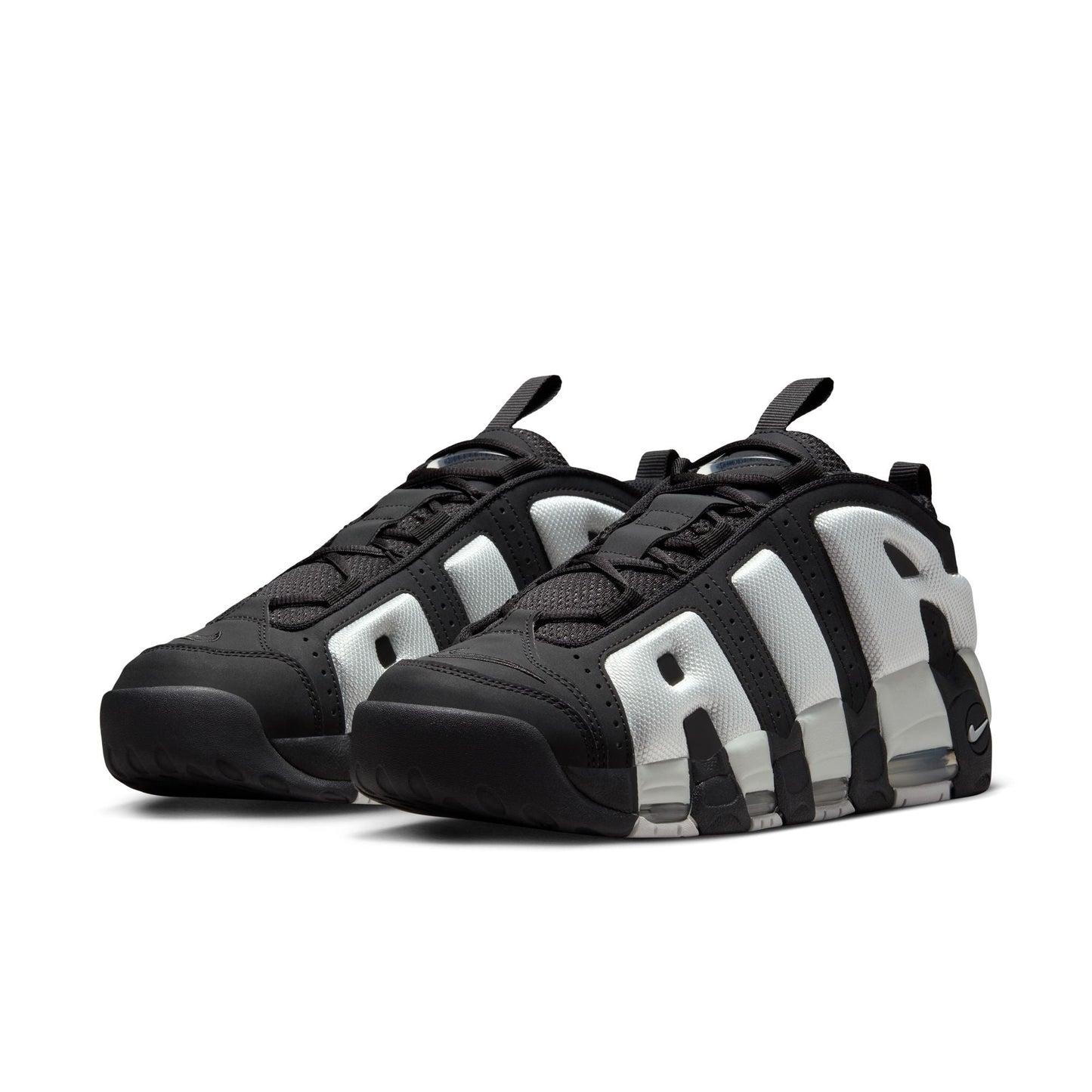 Men's Nike Air More Uptempo Low - "Black Metallic Silver"