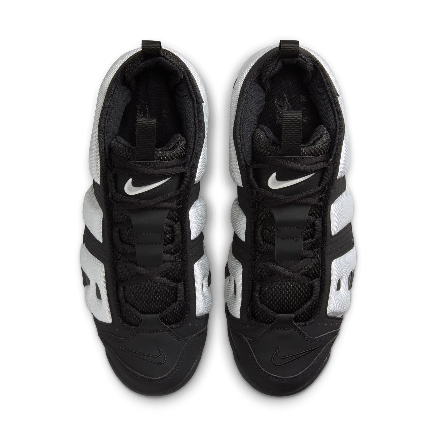 Men's Nike Air More Uptempo Low - "Black Metallic Silver"