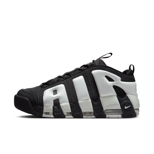 Men's Nike Air More Uptempo Low - "Black Metallic Silver"