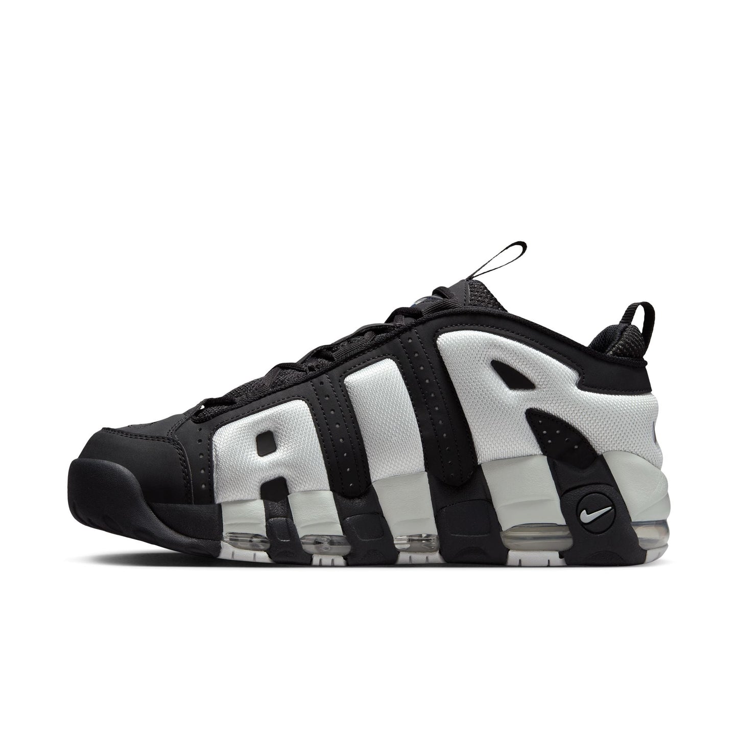 Men's Nike Air More Uptempo Low - "Black Metallic Silver"