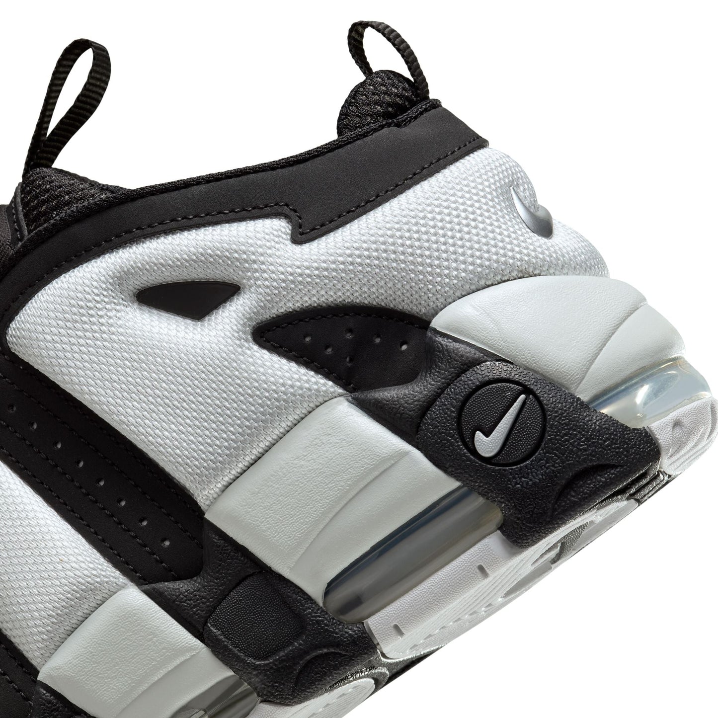 Men's Nike Air More Uptempo Low - "Black Metallic Silver"