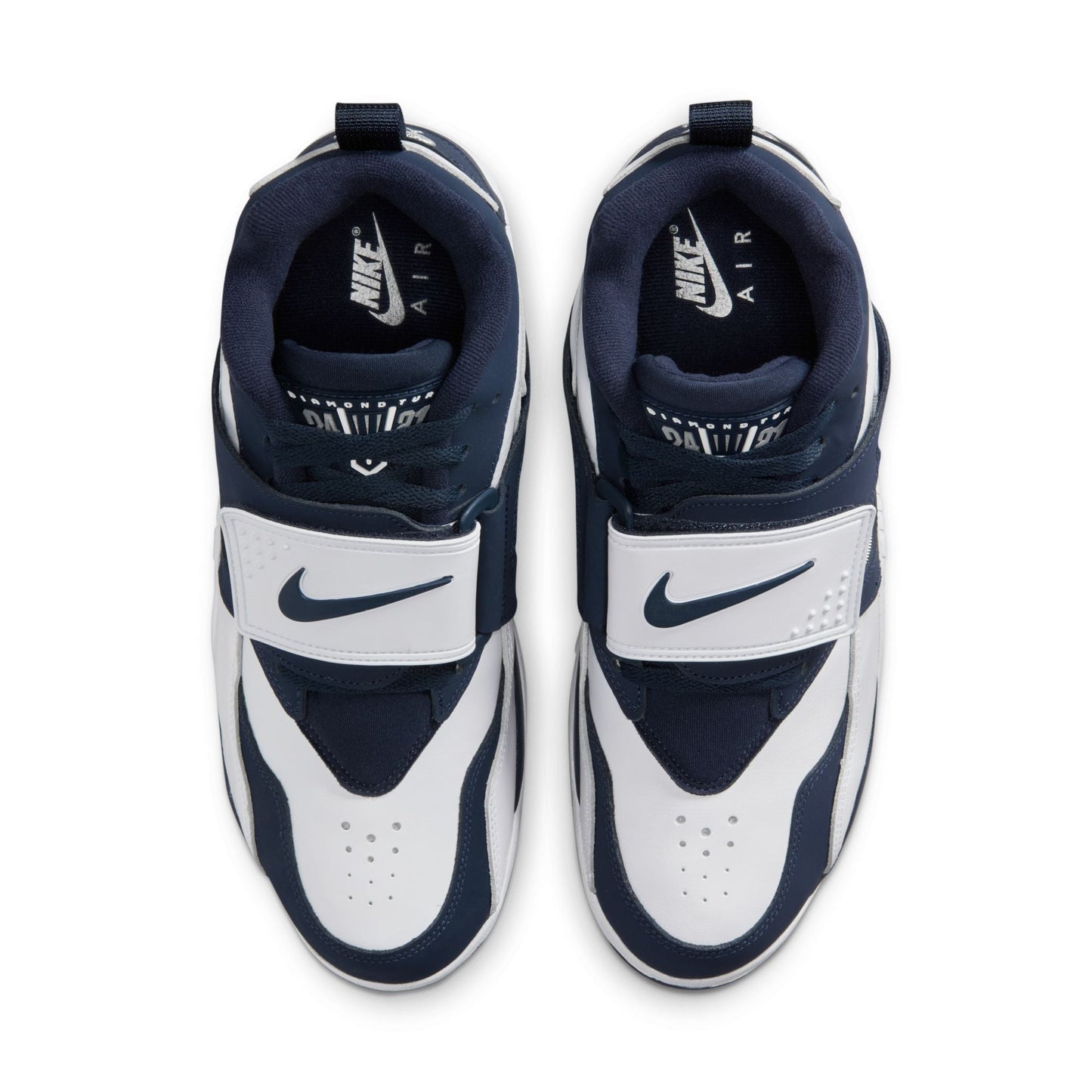 Men's Nike Air Diamond Turf - "White College Navy"