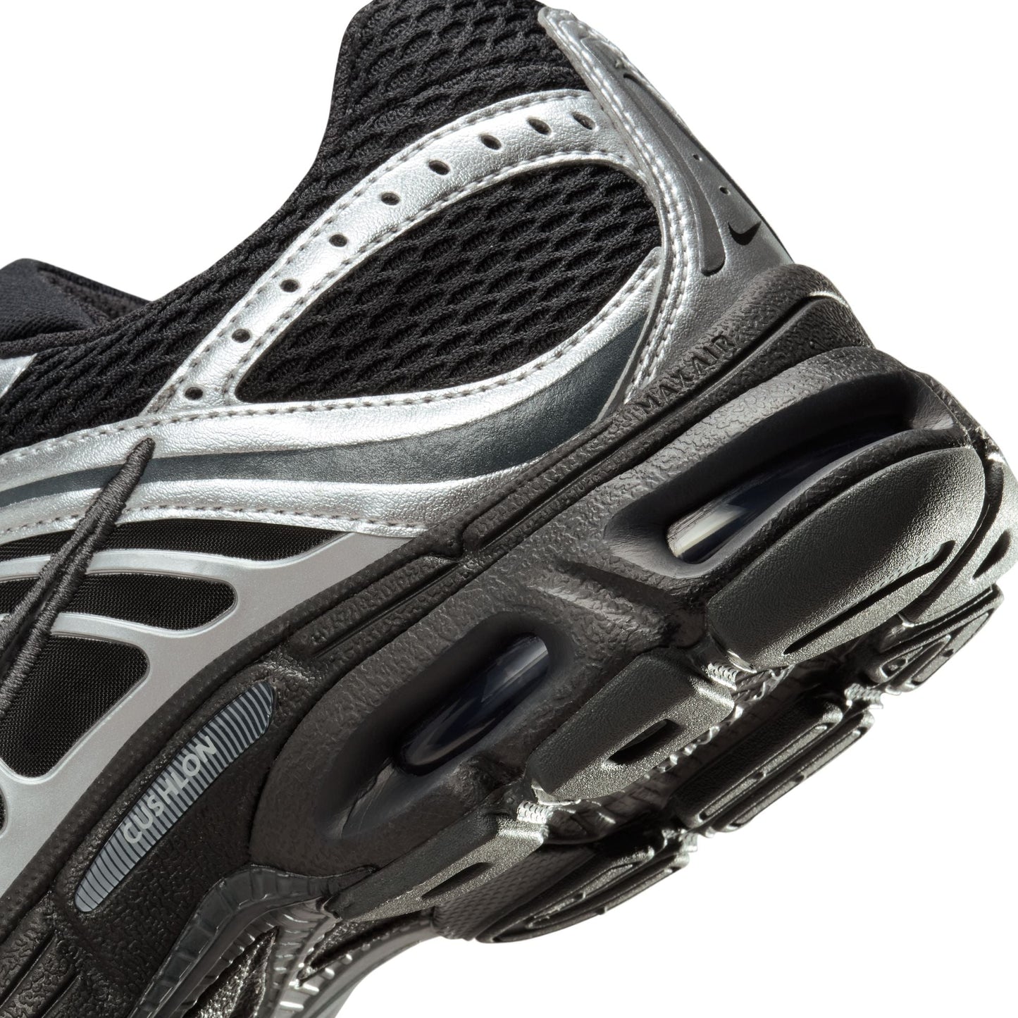 Women's Nike Air Max Metallic Silver - "Black Silver"