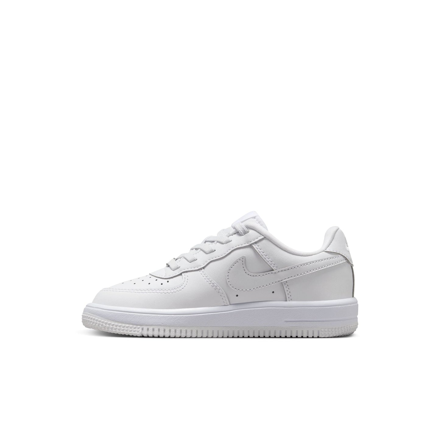 Little Kid's Nike Force 1 Low Easy On - "White"