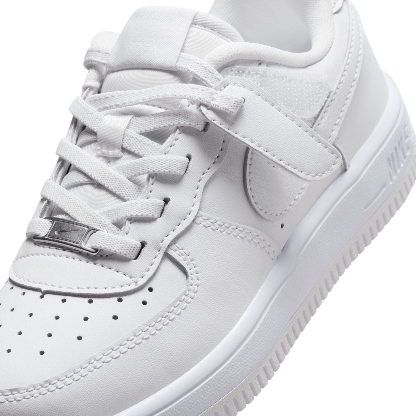 Little Kid's Nike Force 1 Low Easy On - "White"
