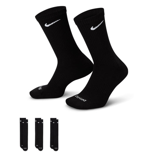 Nike Everyday Plus Cushion 3 Pack Sock - Black