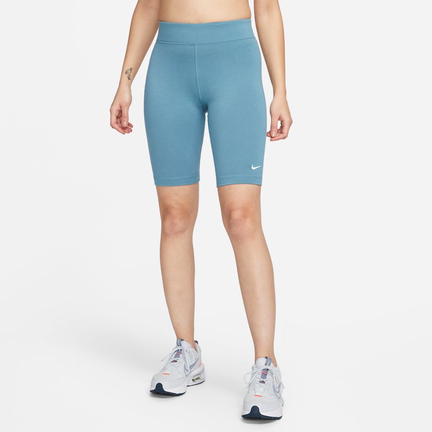 WOMENS NIKE MID-RISE BIKER SHORTS