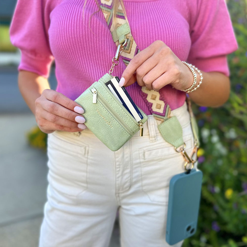 Clip & Go Strap w/Zippered Pouch