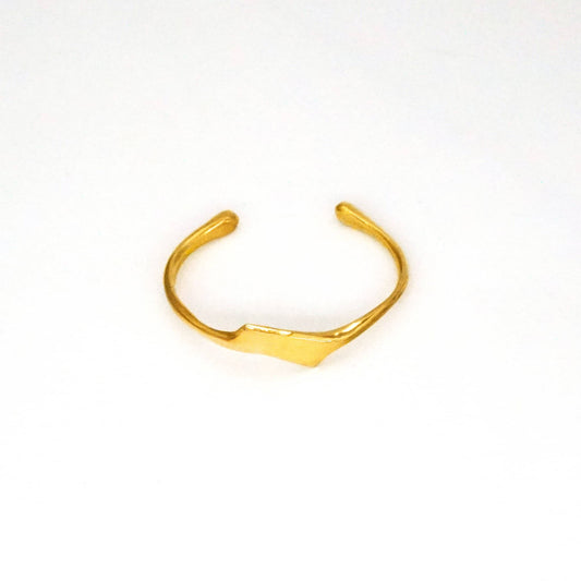 Geo Brass Cuff Bracelet | Funzi