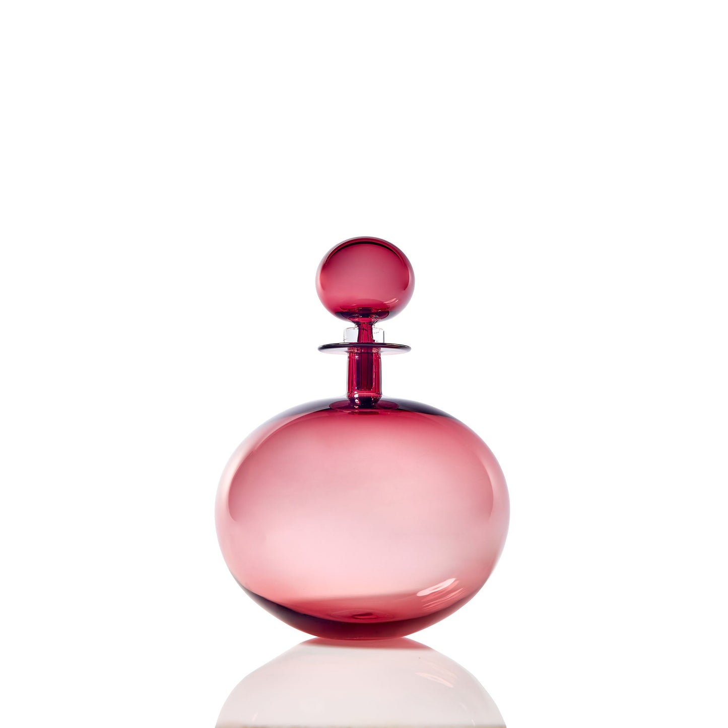 Large Low Round Decanter