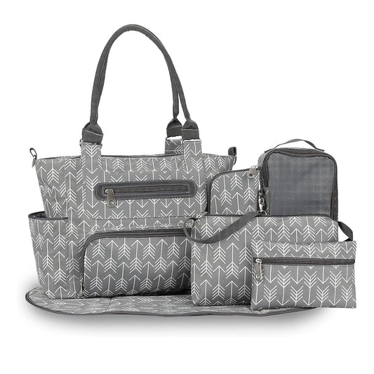 GBruno 8Pcs Baby Nappy Diaper Bags Set
