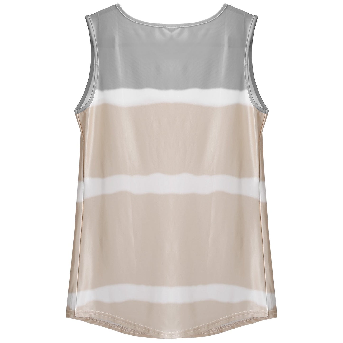 Women Tie-dye Sleeveless Tank Tops Summer Loose T Shirts Tops Button Down Shirts Vest Blouse Plus Size